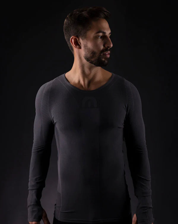 Men's Long Sleeve Base Layer w/ Drynamo - 50% DISCOUNT applied at checkout